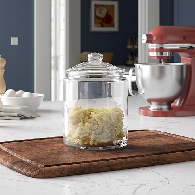 Le’raze 3pc Canister Sets for Kitchen Counter + Labels & Marker - Glass Cookie Jars with Airtight Lids - Food Storage Containers with Lids Airtight for Pantry - Flour, Sugar, Coffee, Christmas gift. - Image 6