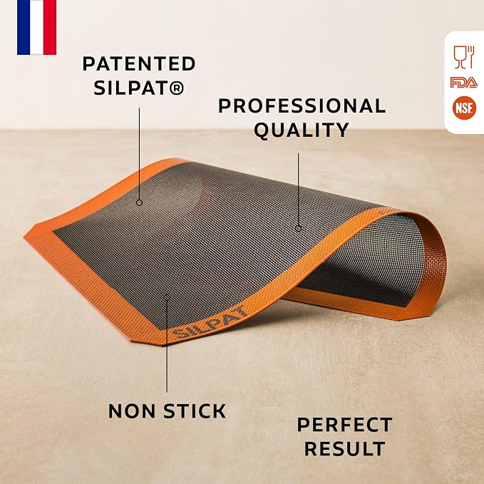 Silpat The Original Silpain Premium Non-Stick Silicone Baking Mat for Bread, 11-5/8 x 16-1/2 - Image 2