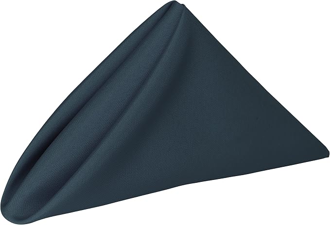 20x20-Inch Polyester Cloth Napkins, Wedgewood, Set of 12 by UltimateTextile