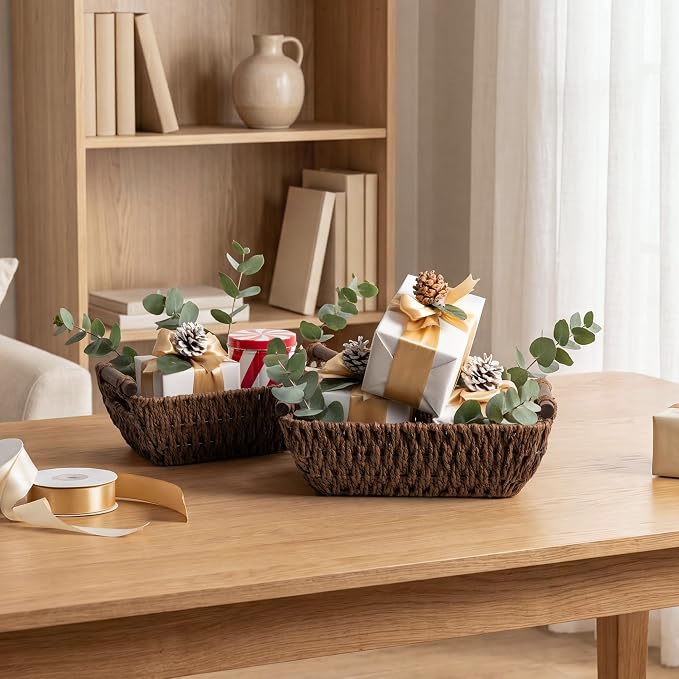 Storageworks Small Baskets For Organizing, Woven Basket For Shelves - Image 8