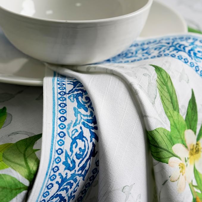 Maison d' Hermine Cloth Napkins Set of 4 Reusable 100% Cotton (20" x 20") | Everyday Square Napkins Cloth Washable Dinner Party Wedding Restaurant Hotel Kitchen Spring Summer - Cedrat - Image 6