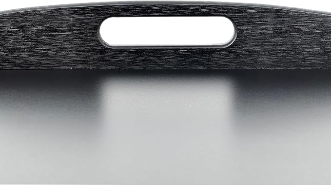 Bam & Boo Black Bamboo Serving Tray Extra Large with Handles for Food, Drinks, Storage, Decor, Vanity, Breakfast, Parties, Weddings, Picnics(23.6” x 15” x 2.35”, Black) - Image 5