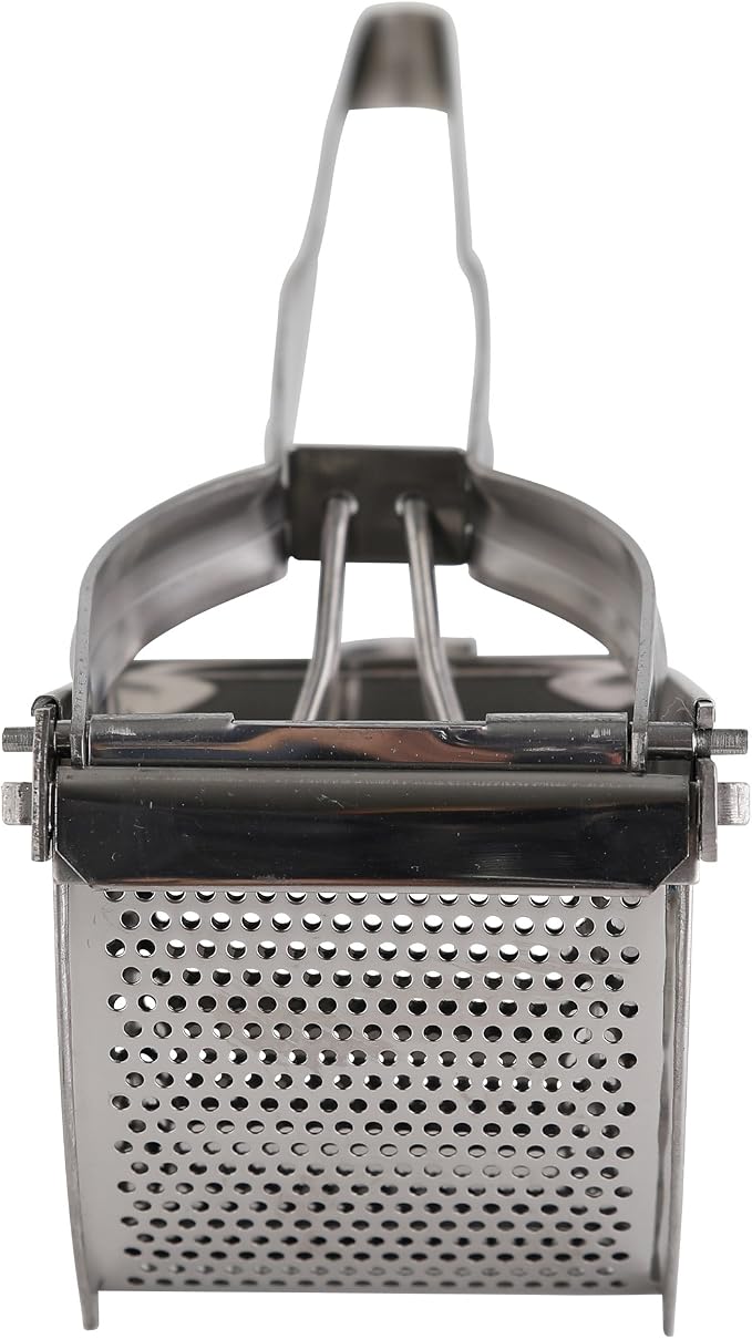axentia Stainless Steel Potato Ricer and Spaetzle Press with 85 mm Basket Width - Professional Potato Press, 30 cm - Image 4