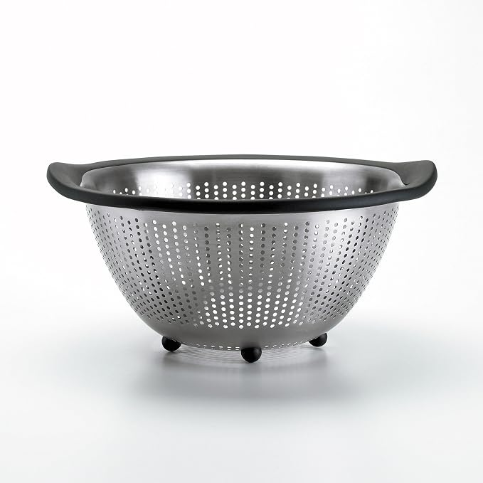 OXO Good Grips 3 Qt Stainless Steel Colander - Image 4