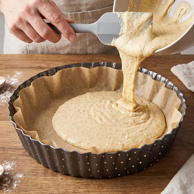 Deep Dish Quiche Lorraine Pie Pan - 7.87 inch Tart Pans with Removable Bottoms - Apple Pie Pan - 7.87 inch Tarte Tatin Pan - Deep Dish Pie Crust - Quiche Baking Dish - Image 11