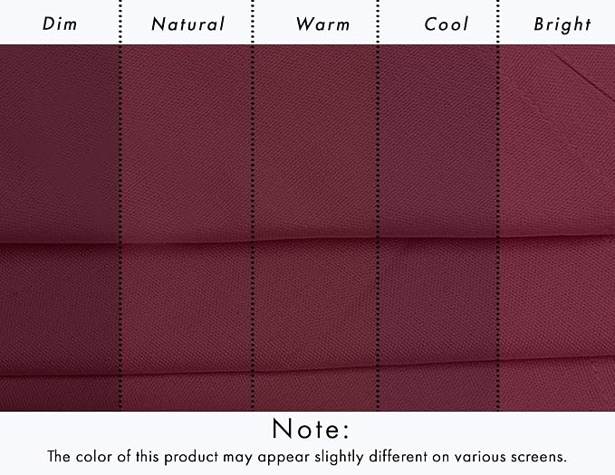 Ruvanti Cloth Napkins Set of 12, 100% Cotton High GSM 18x18 Inches Soft, Washable, Highly Durable & Absorbent, Perfect for Parties, Christmas, Thanksgiving Dinners – Burgundy - Image 7