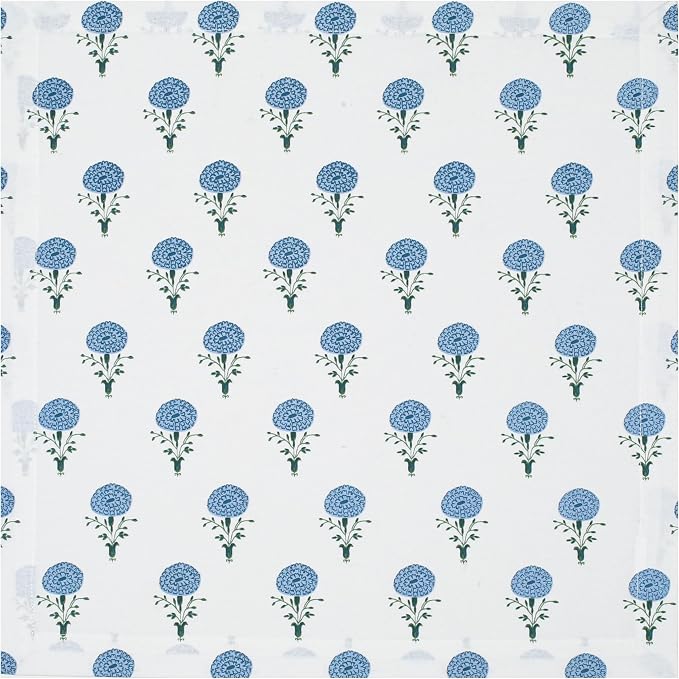Bedding Craft Printed Dinner Napkins Set of 12 – 18x18 Mushroom Design with 1" Fold – Durable Stylish Fabric Napkins for Dining, Table Décor & Everyday Use - Image 5