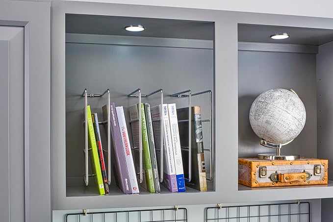 Rev-A-Shelf 596-10CR-52 U-Shaped Kitchen Cabinet Rack Holder Organizer for Bakeware, Cookie Baking Sheets, Cutting Boards, & Lids, Chrome (2 Pack) - Image 9