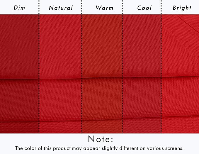 Ruvanti Cloth Napkins Set of 6, 100% Cotton High GSM 18x18 Inches Soft, Washable, Highly Durable & Absorbent, Perfect for Parties, Christmas, Thanksgiving Dinners – Flame Scarlet - Image 8