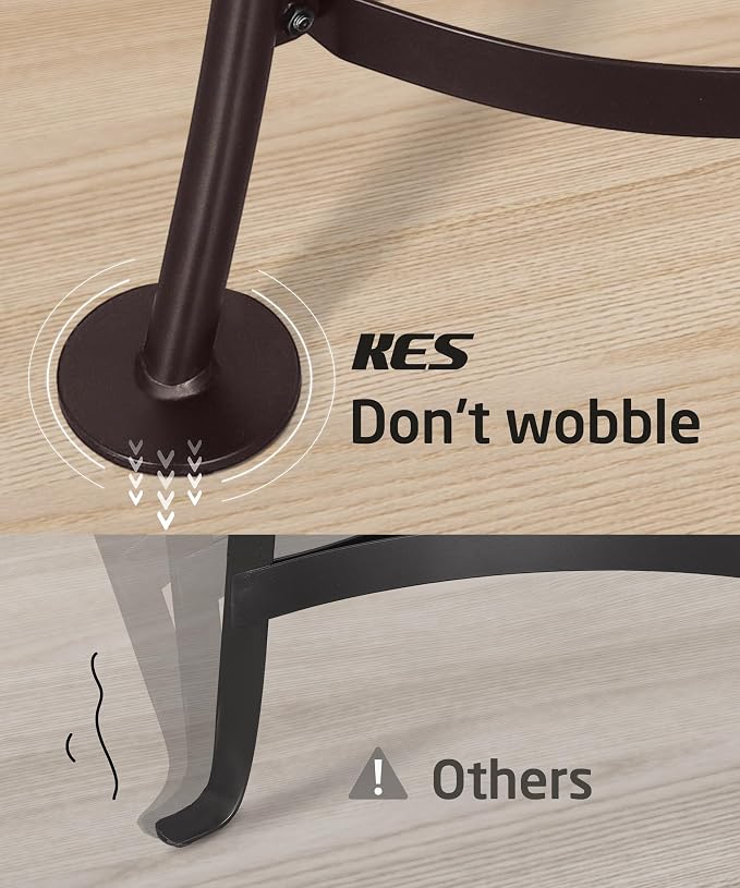 KES Oiled Bronze Freestanding Pot Rack, 6-Tier Cookware Stand, 6 Hooks | 264 Lbs Capacity, Cast Iron Pots and Pans Storage Tower for Kitchen, Stable Base, Anti-tip Strap & Floor Protectors - Image 5