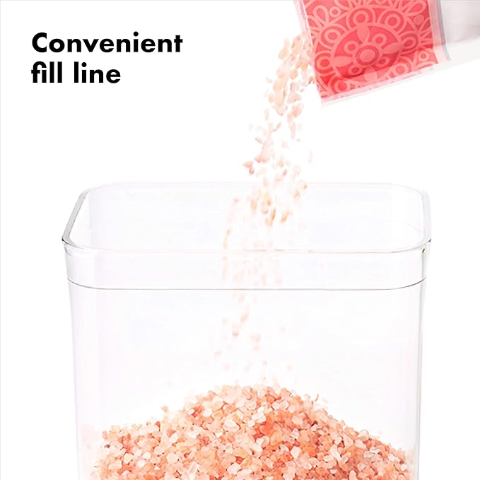 OXO Good Grips Storage Container Airtight | Stackable | For Pantry Organization | Dishwasher Safe | 5 Piece Set, Pack of 2 - Image 6