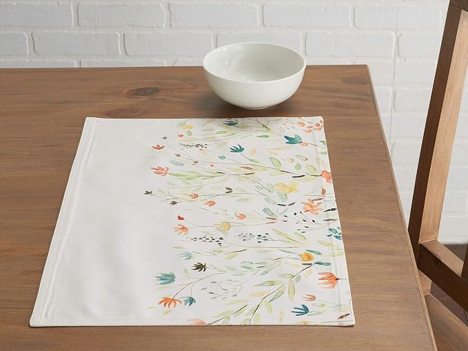 Maison d' Hermine Colmar Bundle Set 100% Cotton Set of 4 Napkins (20 Inch by 20 Inch) and Set of 4 Place Mats (13 Inch by 19 Inch) - Image 7