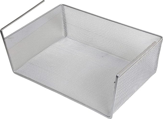 YBM Home Under Shelf Basket (12-Pack) Mesh Stainless Steel Storage Under Cabinet Hanging Basket Rack Maximize Space in Cabinets, Pantry Room, Bathroom, Laundry Room, and More, 1131 by YBMHome