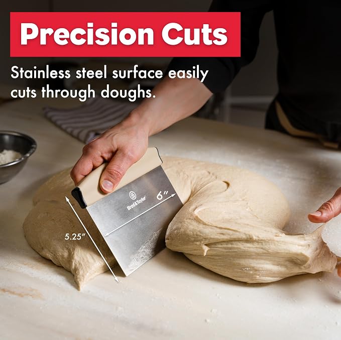 Brod & Taylor Dough Whisk + Bench Knife (Bundle) - Image 3
