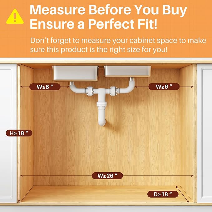 PXRACK Under Sink Organizer, 2-Pack 3-Tier Height Adjustable Thickened Metal Pull out Cabinet Organizer Shelf, Slide out Storage Drawer Rack for Bathroom Kitchen Pantry Home Organization, White - Image 2