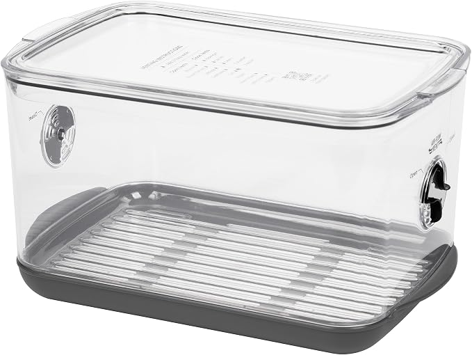 ProKeeper+ by Progressive Stackable Produce ProKeeper Storage Container with Stay-Fresh Vent System (PKS-902 (5.7 qt Large Produce)) - Image 2