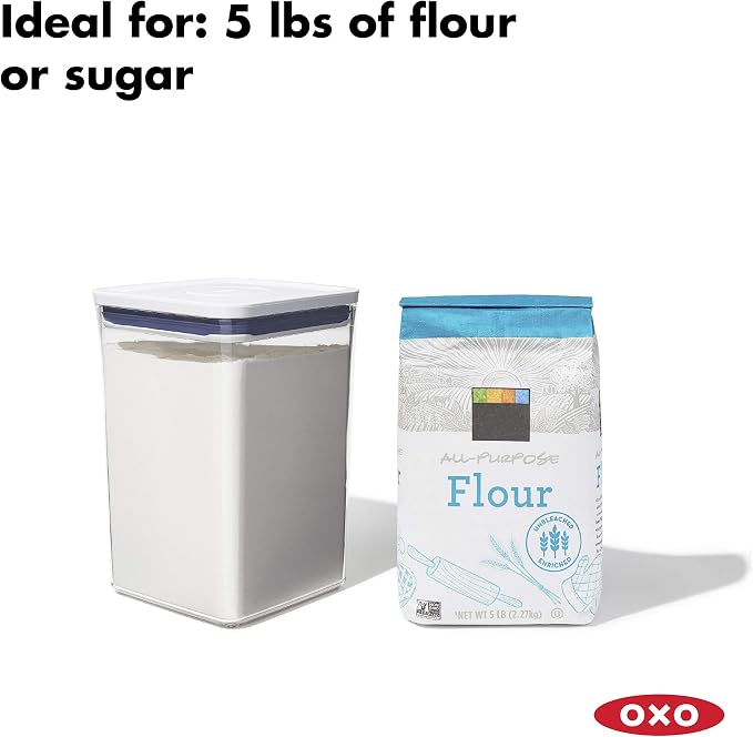 OXO Good Grips 6 Piece Canister Set with Scoops + OXO Good Grips 3-Piece POP Cereal Dispenser Set - Image 3