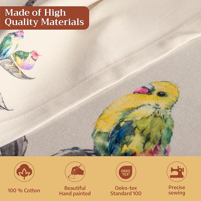 Maison d' Hermine Cloth Napkins Set of 4 Reusable 100% Cotton (20" x 20") | Everyday Square Napkins Cloth Washable Dinner Wedding Restaurant Hotel Kitchen Thanksgiving Christmas - Amazonia - Image 3