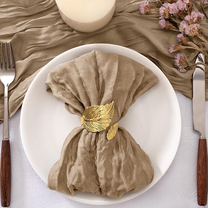 Cheesecloth Napkins Nude Cloth Napkins Bulk Table Napkin,Set of 20 - Image 2