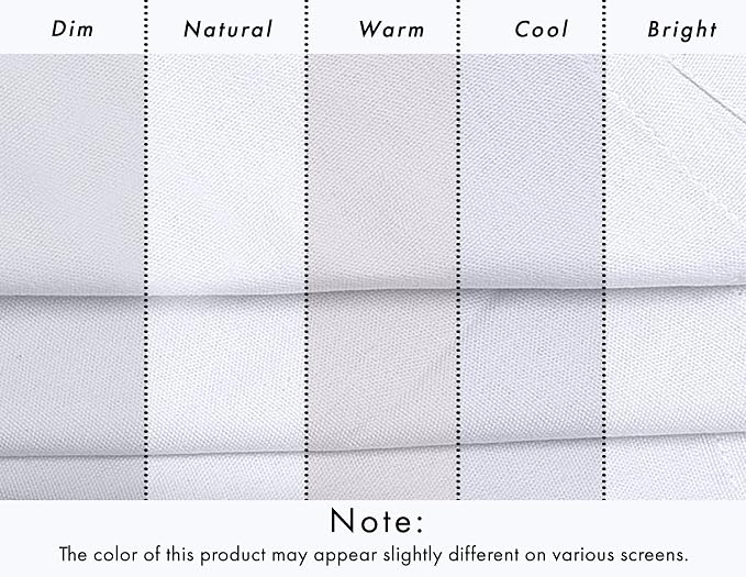 Ruvanti Cloth Napkins Set of 12, 18x18 Inches, 100% Cotton, Washable, Soft & Absorbent, Perfect for Wedding, Christmas, ‎Thanksgiving Dinners - White - Image 5