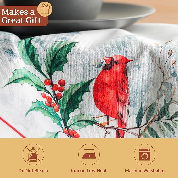 Maison d' Hermine Cloth Napkins Set of 4 Reusable 100% Cotton (20" x 20") | Everyday Square Napkins Cloth Washable Dinner Wedding Restaurant Hotel Kitchen Thanksgiving Christmas - Morzine - Image 5