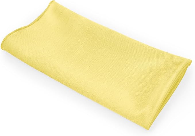 17x17-Inch Shantung Cloth Napkins, Cornsilk, Set of 60 - Image 9