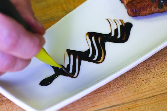 Mercer Culinary Silicone Lancet Arch Plating Brush, 3mm - Image 3