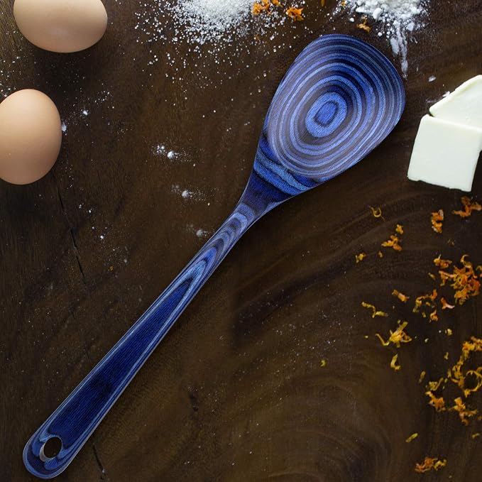 Totally Bamboo Baltique Malta Collection 12-1/2" Wooden Cooking Spoon, Safe for Nonstick - Image 3