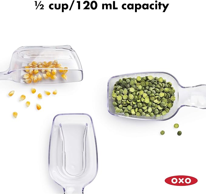 OXO Good Grips 3-Piece POP Cereal Dispenser Set and OXO Good Grips POP Container Accessories 3-Piece Scoop Set - Image 6