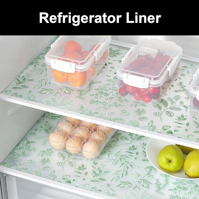 Cooyes Shelf Liner Drawer Liners, Shelf Liners for Kitchen Cabinets, Non-Adhesive Cabinet Liner, EVA Waterproof Non-Slip Refrigerator Liners for Kitchen Drawers（23.6" W x 118" L） - Image 5