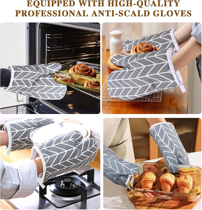 Sourdough Starter Kit Banneton Bread Proofing Basket Baking Set Gift with Heat-Resistant Gloves,Sourdough Baskets Sourdough Tools, Includes 9-inch Round and 10-inch Oval Bread Making Tools - Image 6