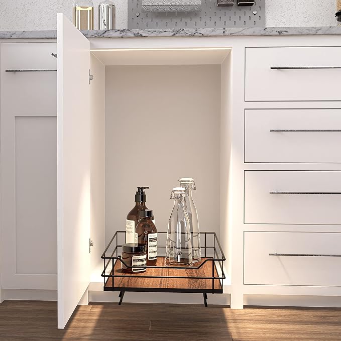 Home Zone Living Pull Out Kitchen Cabinet Organizer - Image 2
