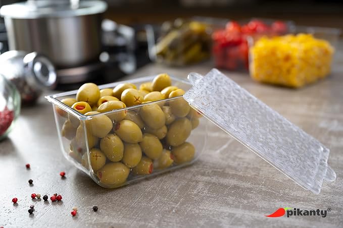 Pikanty Leftover Storage Containers Set of 2, 25 oz Meal Prep and Lunch Containers with Lids, Stackable, Freezer and Dishwasher Safe, Made in USA - Image 5