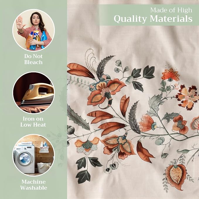 Maison d' Hermine Cloth Napkins Set of 4 Reusable 100% Cotton (20" x 20") | Everyday Square Napkins Cloth Washable Dinner Wedding Restaurant Hotel Kitchen Thanksgiving Christmas - Dalida - Image 3