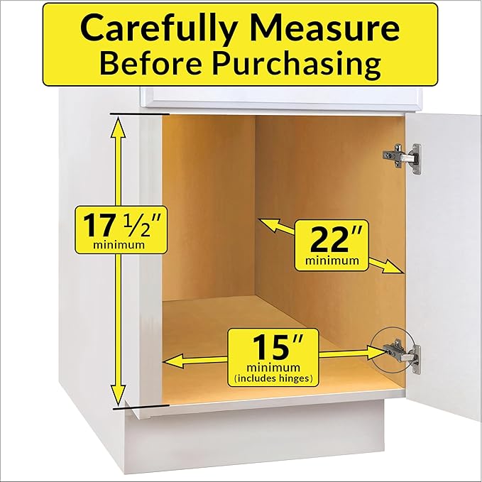 LYNK PROFESSIONAL® SELECT™ Pull Out Cabinet Organizer - 14" x 21" - Slide Out Cabinet Organizer for Kitchens - Sliding Shelves - Pull Out Drawer, Pots and Pans Storage - Lifetime Ltd Warranty - 2 Tier - Image 2