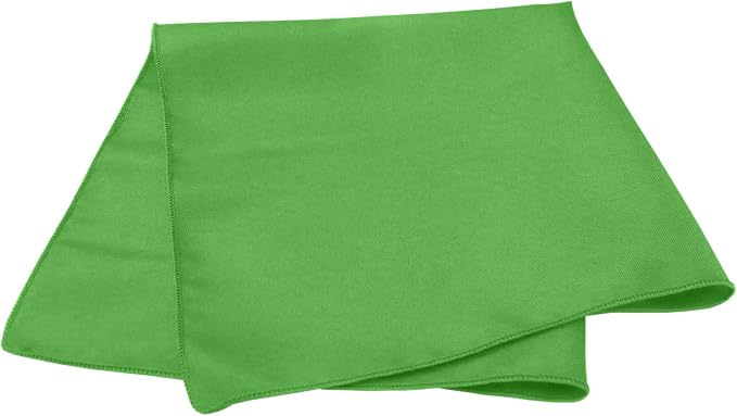 17x17-Inch Square Polyester Cloth Napkins, Kelly Set of 60 | Bulk Case of 5 Dozen, Dinner Napkins, Serged Edges, Machine Washable, Wrinkle-Resistant, Flame-Resistant, Green - Image 2