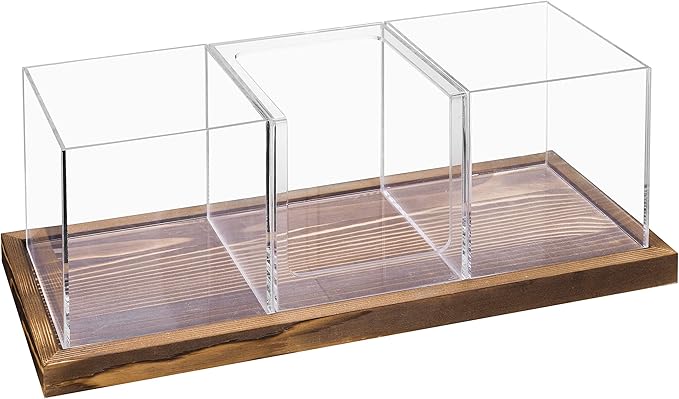 MyGift Coffee & Tea Station Organizer with Acrylic Compartments, 4 Piece | Modular countertop caddy keeps sweeteners, stirrers, packets, and drink accessories sorted for convenient beverage stations - Image 6