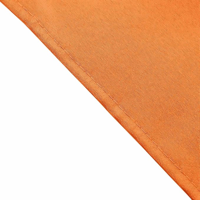 Efavormart Premium Cloth Napkins Set of 50, 17x17 Inch Orange Seamless Dinner Napkins, Washable Linen Table Napkin Cloth with Hemmed Edges for Weddings, Party and Banquet - Image 3