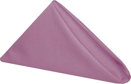 17x17-Inch Square Twill Cloth Napkins, Plumberry Set of 12 by UltimateTextile