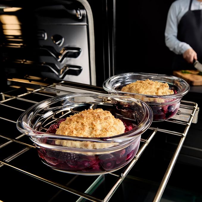 Rubbermaid Brilliance® Glass Round Leak-Proof 6-Piece Set Food Storage Containers, Food Containers with Lids, Meal Prep Containers - Image 3