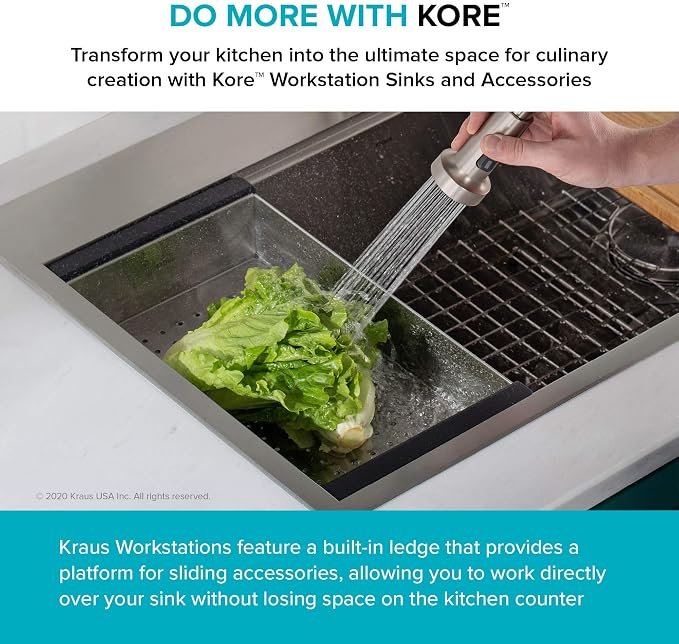 KRAUS Stainless Steel Colander for Workstation Kitchen Sink, CS-6 - Image 9