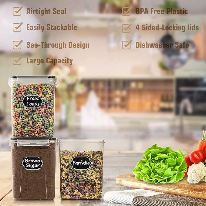 Wildone 14 Pcs Food Storage Containers and 4 Pcs Large Food Storage Containers Bundle - Image 7