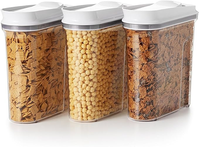 OXO Good Grips 3-Piece POP Cereal Dispenser Set and OXO Good Grips POP Container Accessories 3-Piece Scoop Set - Image 2