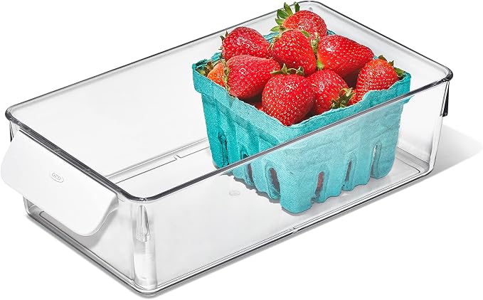 OXO Good Grips Fridge Organization Bin 5 in x 10 in - for Berry Bins, Yogurt Cups and More by Unknown