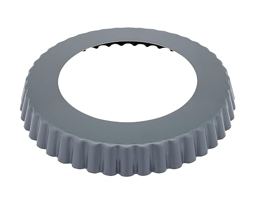 MATFER BOURGEAT 332225 Exopan Fluted Pie Pan with Removable Bottom - Image 5