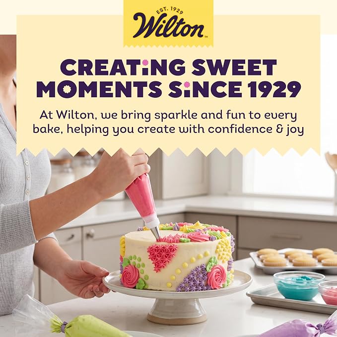 Wilton Disposable Decorating Bags, Piping Icing, 100-Count | Single-Use Piping Bags Fit All Standard Couplers & Tips, No Cleanup Required, Perfect for Icing, Frosting & Cake Decorating - Image 9