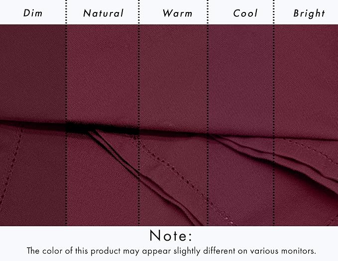 Ruvanti Cloth Napkins Set of 12, 100% Cotton High GSM 18x18 Inches, Hem Stitched Corners, Soft, Washable, Highly Durable & Absorbent, Perfect for Parties, Christmas, Thanksgiving Dinners – Burgundy - Image 8