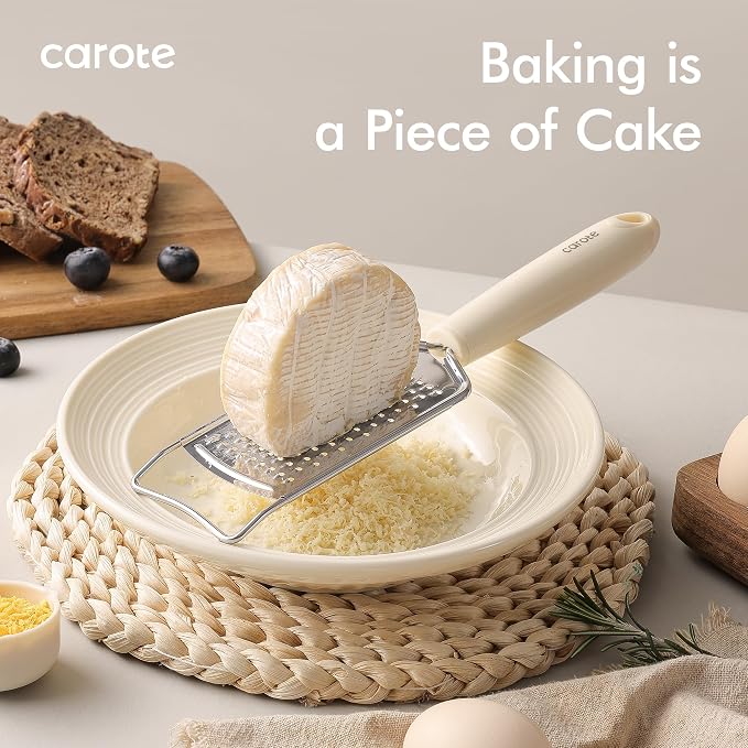 CAROTE 22-Piece Cooking Utensils Set with Wood Cool-Touch Handles, Cream | Silicone Kitchen Utensil, Food Grade, Nonstick Cookware Friendly, BPA-Free, Heat-Resistant, Everyday Home Essentials, Gifts - Image 7