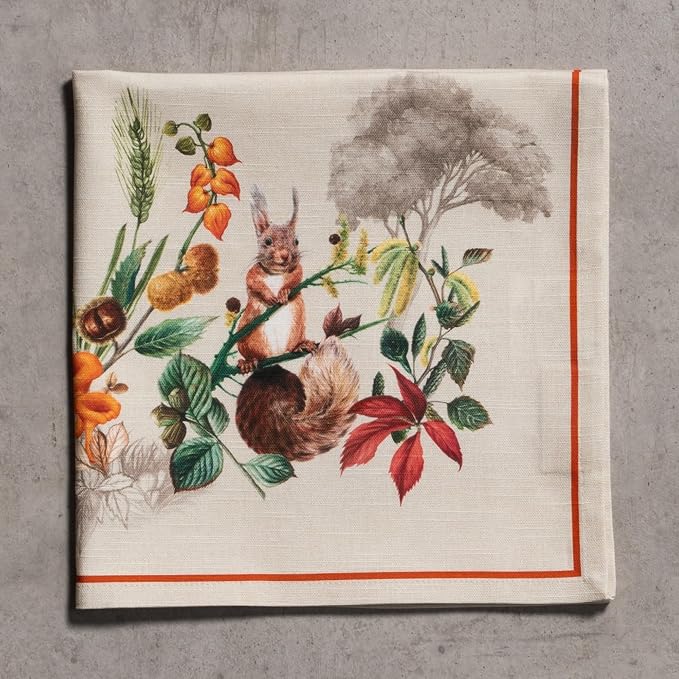 Maison d' Hermine Cloth Napkins Set of 4 Reusable 100% Cotton (20" x 20") | Everyday Square Napkins Cloth Washable Dinner Wedding Restaurant Hotel Kitchen Thanksgiving Christmas - Recolte - Image 8