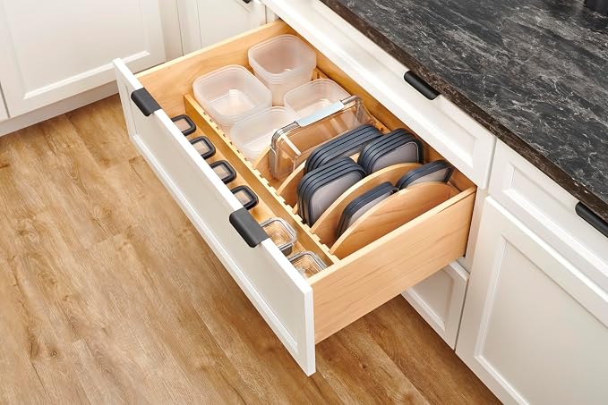 REV-A-Shelf Adjustable Deep Drawer Insert for 30" - 36" Base Cabinet Drawer - Image 7